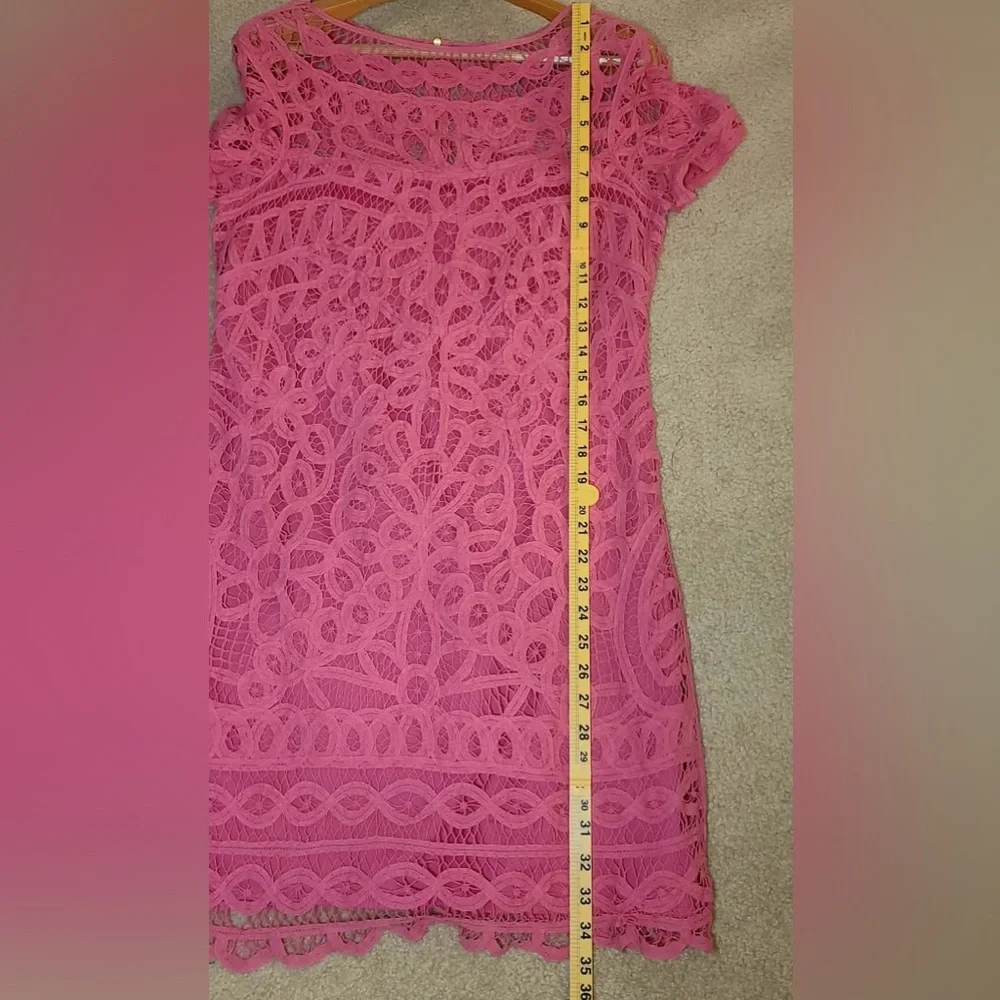 Lilly Pulitzer Mariekate Hotty Pink Dress size Medium - Picture 5 of 11